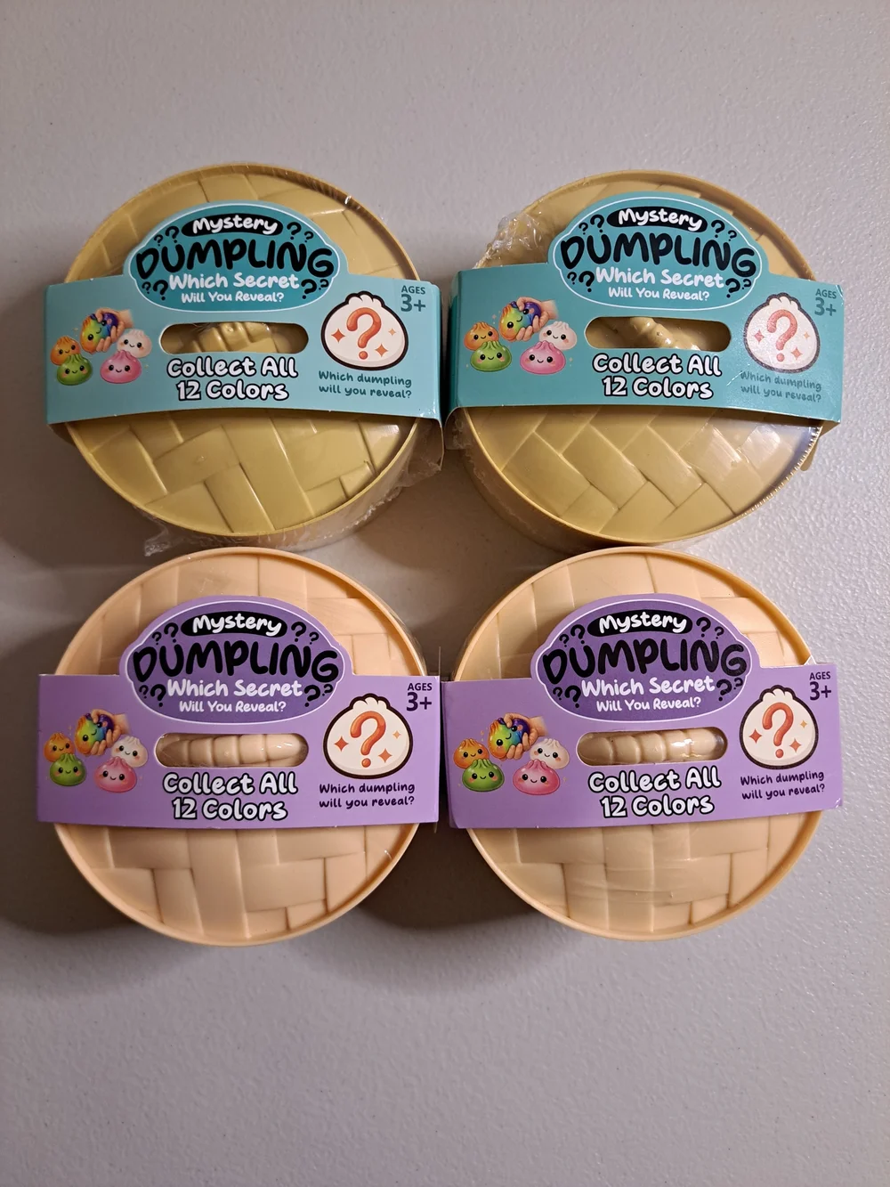 4 Pack Collectible Mystery Dumpling